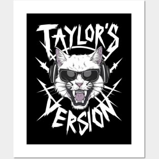 death metal taylors cat version Posters and Art